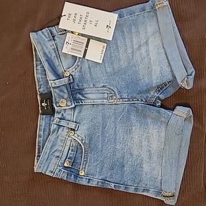 7 For All Mankind Kid's size 6 Jean Shorts